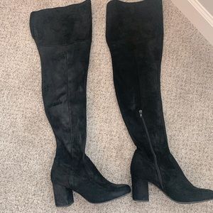 Suede Thigh High Boots